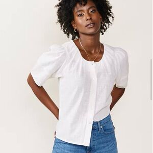 Able Women's Golden Button-Up Blouse